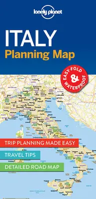 Carte de planification Lonely Planet pour l'Italie - Lonely Planet Italy Planning Map