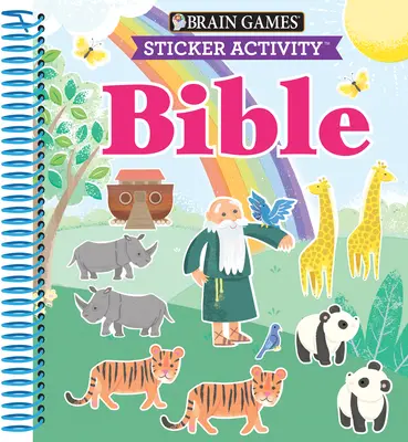 Jeux cérébraux - Activité d'autocollants : Bible (pour les enfants de 3 à 6 ans) - Brain Games - Sticker Activity: Bible (for Kids Ages 3-6)