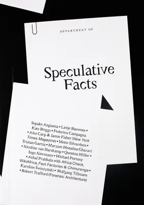 Faits divers - Speculative Facts