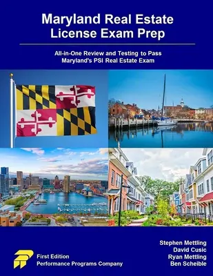 Préparation à l'examen de licence immobilière du Maryland : Préparation à l'examen de licence immobilière du Maryland : Révision et test tout-en-un pour réussir l'examen de l'ISP pour l'immobilier du Maryland - Maryland Real Estate License Exam Prep: All-in-One Review and Testing to Pass Maryland's PSI Real Estate Exam