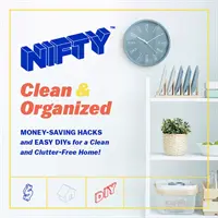 NIFTY (TM) Clean & Organized - Money-Saving Hacks and Easy DIYs for a Clean and Clutter-Free Home ! (NIFTY (TM)) - NIFTY (TM) Clean & Organized - Money-Saving Hacks and Easy DIYs for a Clean and Clutter-Free Home! (NIFTY (TM))