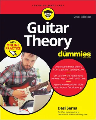 La théorie de la guitare pour les nuls avec entraînement en ligne - Guitar Theory for Dummies with Online Practice