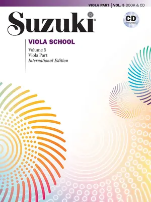 École d'alto Suzuki, Vol 5 : Partie d'alto, Livre et CD - Suzuki Viola School, Vol 5: Viola Part, Book & CD