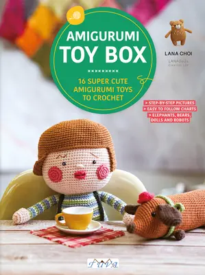 Boîte à jouets Amigurumi : 16 jouets Amigurumi super mignons à crocheter - Amigurumi Toy Box: 16 Super Cute Amigurumi Toys to Crochet