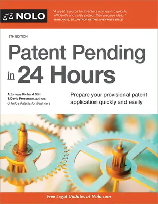 Brevet en instance en 24 heures - Patent Pending in 24 Hours