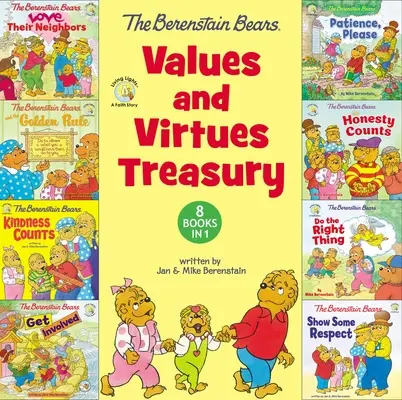 Le trésor des valeurs et des vertus des Berenstain Bears : 8 livres en 1 - The Berenstain Bears Values and Virtues Treasury: 8 Books in 1