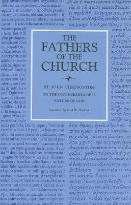 Sur la nature incompréhensible de Dieu - On the Incomprehensible Nature of God