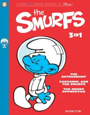 Les Schtroumpfs 3-en-1 #3 : L'apprenti Schtroumpf, le Schtroumpf à lunettes et le Schtroumpf-nappeur - The Smurfs 3-In-1 #3: The Smurf Apprentice, the Astrosmurf, and the Smurfnapper