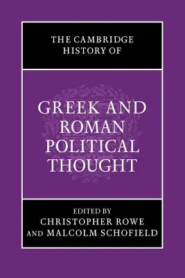 L'histoire de la pensée politique grecque et romaine de Cambridge - The Cambridge History of Greek and Roman Political Thought