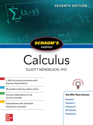 Schaum's Outline of Calculus, septième édition - Schaum's Outline of Calculus, Seventh Edition