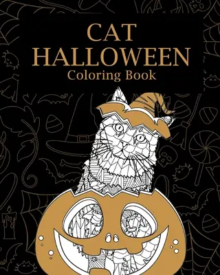 Livre à colorier d'Halloween sur les chats - Cat Halloween Coloring Book