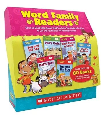 Word Family Readers Set : Des livres d'histoires faciles à lire qui enseignent les 16 familles de mots les plus importantes pour poser les bases d'une lecture réussie. - Word Family Readers Set: Easy-To-Read Storybooks That Teach the Top 16 Word Families to Lay the Foundation for Reading Success