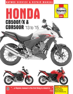 Honda Cb500f/X & Cbr500r : 2013 à 2020 - Honda Cb500f/X & Cbr500r: 2013 to 2020