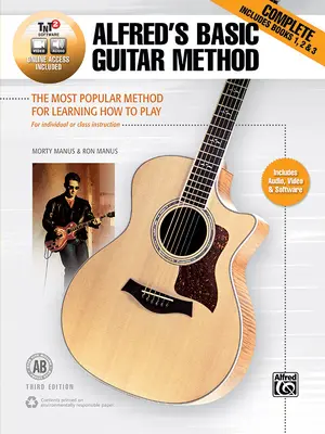 Alfred's Basic Guitar Method, Complete : La méthode la plus populaire pour apprendre à jouer, livre et vidéo/audio/logiciel en ligne - Alfred's Basic Guitar Method, Complete: The Most Popular Method for Learning How to Play, Book & Online Video/Audio/Software