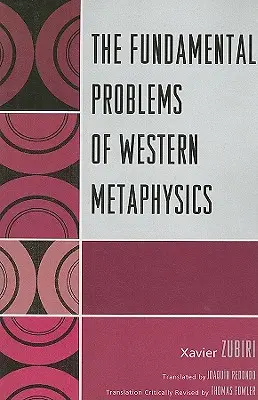Les problèmes fondamentaux de la métaphysique occidentale - The Fundamental Problems of Western Metaphysics