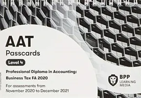 AAT Business Tax FA2020 - Passcards (en anglais) - AAT Business Tax FA2020 - Passcards