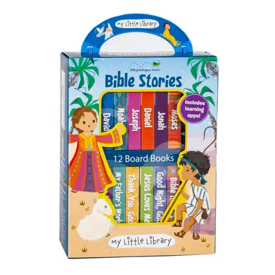 Ma Petite Bibliothèque : Histoires de la Bible (12 livres de plateau) - My Little Library: Bible Stories (12 Board Books)