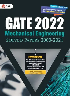 GATE 2022 Mechanical Engineering - Épreuves résolues (2000-2021) (G K Publications (P) Ltd) - GATE 2022 Mechanical Engineering - Solved Papers (2000-2021) (G K Publications (P) Ltd)