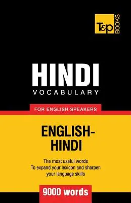 Vocabulaire hindi pour les anglophones - 9000 mots - Hindi vocabulary for English speakers - 9000 words