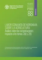 Labor conjunta de Koronivia sobre la agricultura - Analisis sobre las comunicaciones respecto a los temas 2(e) y 2(f)