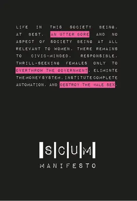 Manifeste de la racaille - Scum Manifesto