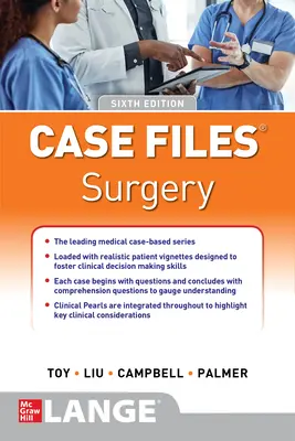 Dossiers de chirurgie, 6ème édition - Case Files Surgery, Sixth Edition