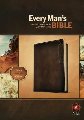 La Bible de tout homme-NLT, édition de luxe de l'explorateur - Every Man's Bible-NLT Deluxe Explorer