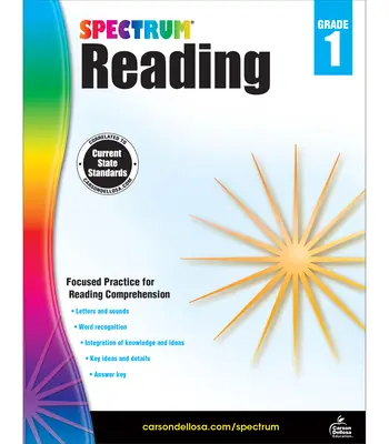 Cahier d'exercices de lecture Spectrum, 1re année - Spectrum Reading Workbook, Grade 1