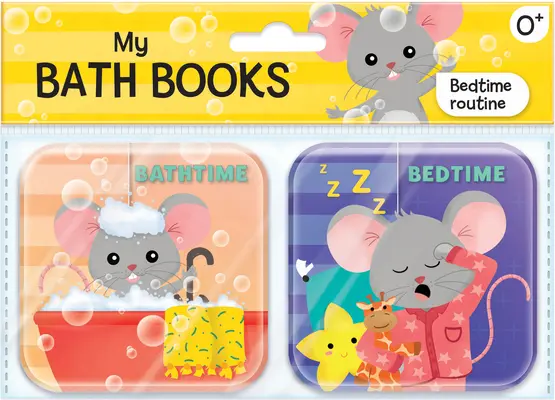 Mes livres de bain - La routine du coucher - My Bath Books - Bedtime Routine