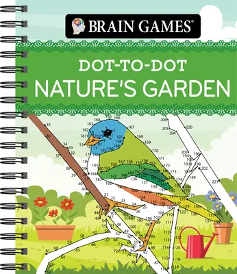 Jeux cérébraux - Dot-To-Dot Nature's Garden (jardin de la nature) - Brain Games - Dot-To-Dot Nature's Garden