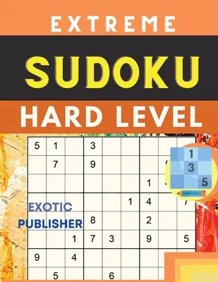 Sudoku en gros caractères - Hard to Extreme Large Print Sudoku