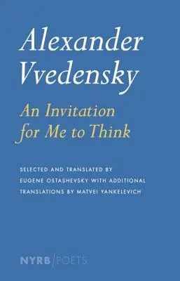 Alexander Vvedensky : Une invitation à la réflexion - Alexander Vvedensky: An Invitation for Me to Think