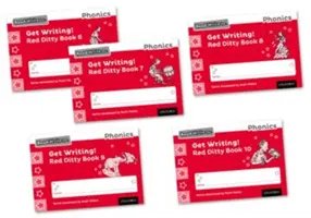Read Write Inc. Phonics : L'écriture, c'est parti ! Red Ditty Books 6-10 Mixed Pack of 5 - Read Write Inc. Phonics: Get Writing! Red Ditty Books 6-10 Mixed Pack of 5