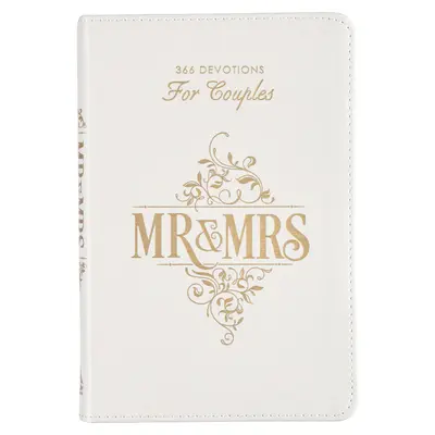 Livre cadeau Mr. & Mrs. White Faux Leather - Gift Book Mr. & Mrs. White Faux Leather