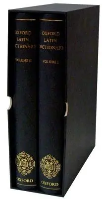 Dictionnaire latin d'Oxford en 2 volumes - Oxford Latin Dictionary 2 Volume Set