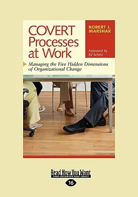 Les processus cachés au travail : Gérer les cinq dimensions cachées du changement organisationnel (édition à gros caractères) - Covert Processes at Work: Managing the Five Hidden Dimensions of Organizational Change (Easyread Large Edition)