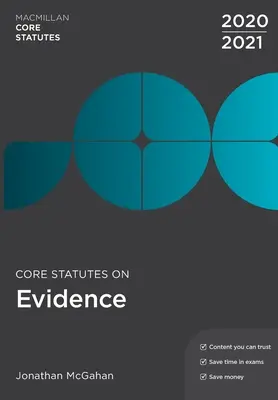 Statuts fondamentaux sur les preuves 2020-21 - Core Statutes on Evidence 2020-21