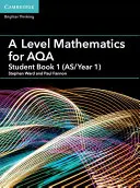 A Level Mathematics for Aqa Student Book 1 (As/Year 1) (en anglais) - A Level Mathematics for Aqa Student Book 1 (As/Year 1)