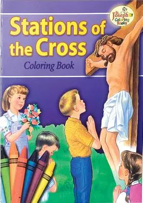 Livre de coloriage sur le chemin de croix - Coloring Book about the Stations of the Cross