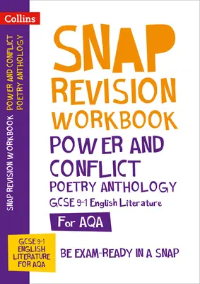 AQA Poetry Anthology Power and Conflict Workbook - Idéal pour l'apprentissage à domicile, les examens 2022 et 2023 - AQA Poetry Anthology Power and Conflict Workbook - Ideal for Home Learning, 2022 and 2023 Exams