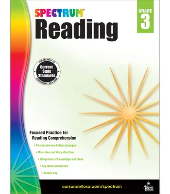 Cahier d'exercices de lecture Spectrum, 3e année - Spectrum Reading Workbook, Grade 3