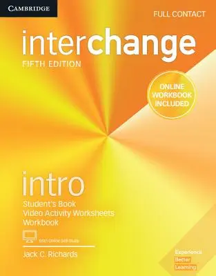 Interchange Intro Full Contact avec auto-apprentissage en ligne et cahier d'exercices en ligne - Interchange Intro Full Contact with Online Self-Study and Online Workbook