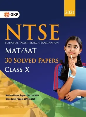 NTSE 2020-21 Class 10th (MAT & SAT) - 30 Solved Papers (G K Publications (P) Ltd)