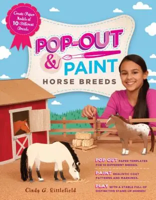 Pop-Out & Paint Horse Breeds : Créer des modèles en papier de 10 races différentes - Pop-Out & Paint Horse Breeds: Create Paper Models of 10 Different Breeds