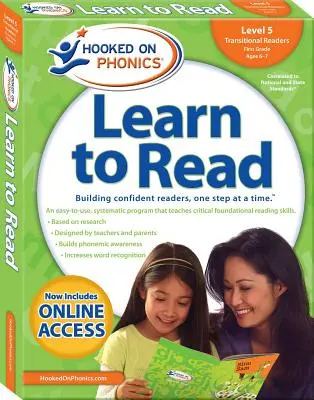 Hooked on Phonics Learn to Read - Level 5, Volume 5 : Transitional Readers (First Grade Ages 6-7) - Hooked on Phonics Learn to Read - Level 5, Volume 5: Transitional Readers (First Grade Ages 6-7)