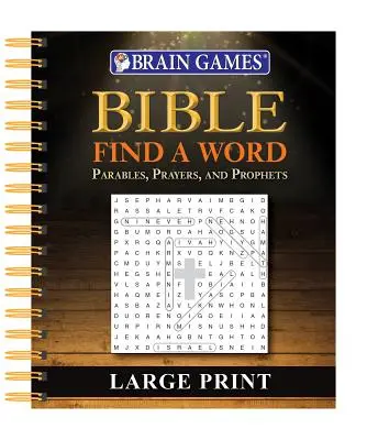 Brain Games - Bible Find a Word - Gros caractères - Brain Games - Bible Find a Word - Large Print