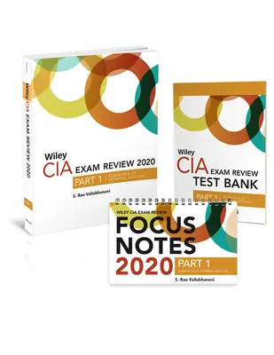 Wiley CIA Exam Review 2020 + Test Bank + Focus Notes : Part 1, Essentials of Internal Auditing Set - Wiley CIA Exam Review 2020 + Test Bank + Focus Notes: Part 1, Essentials of Internal Auditing Set