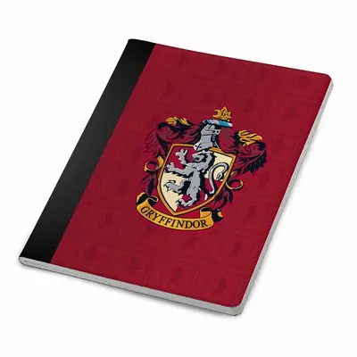 Harry Potter : Cahier de Gryffondor et pince à pages - Harry Potter: Gryffindor Notebook and Page Clip Set