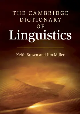 Le dictionnaire de linguistique de Cambridge - The Cambridge Dictionary of Linguistics