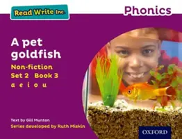 Read Write Inc. Phonics : Purple Set 2 Non-fiction 3 Un poisson rouge de compagnie - Read Write Inc. Phonics: Purple Set 2 Non-fiction 3 A Pet Goldfish